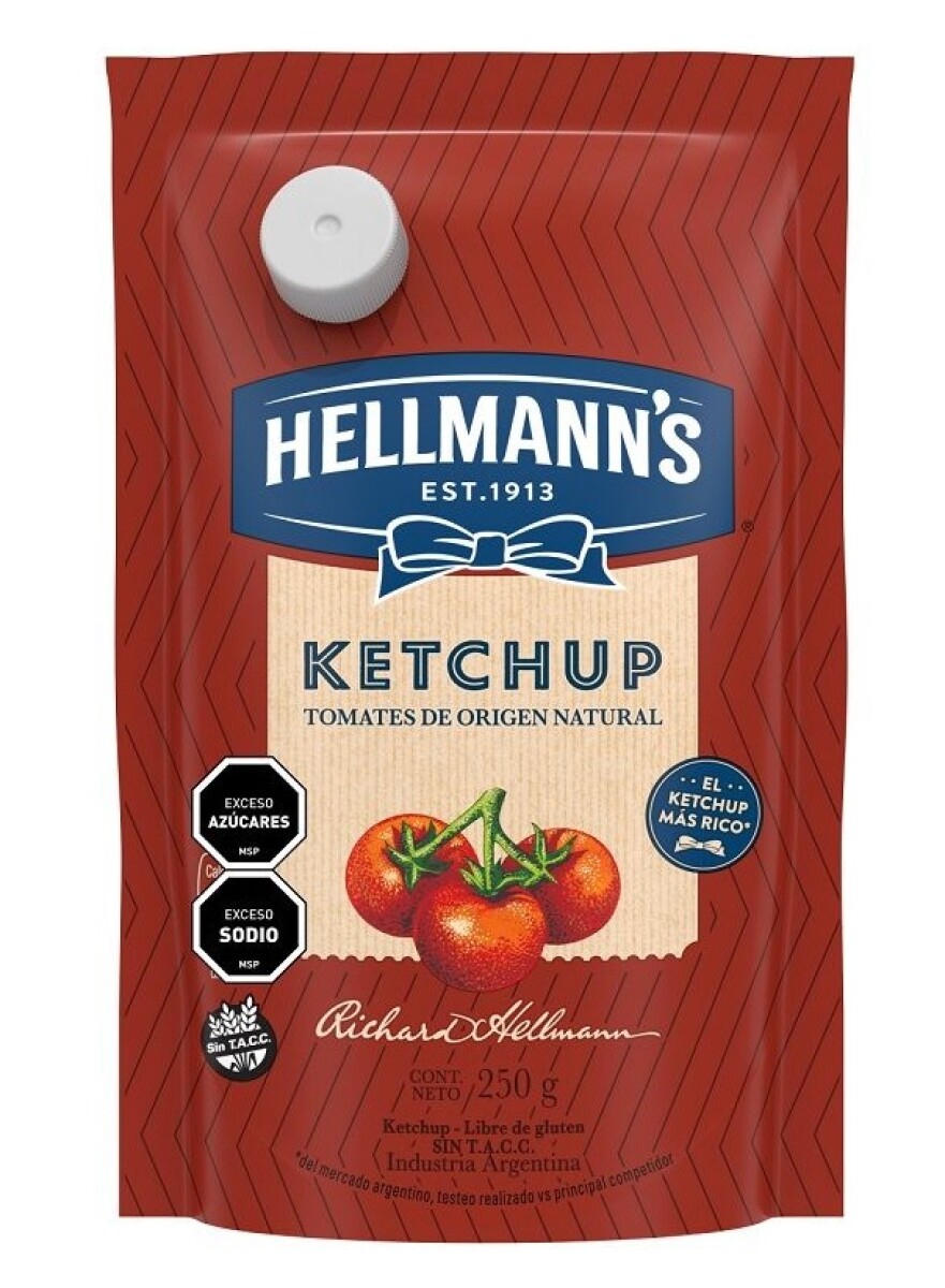 SALSA KETCHUP HELLMANNS D/P 250G 