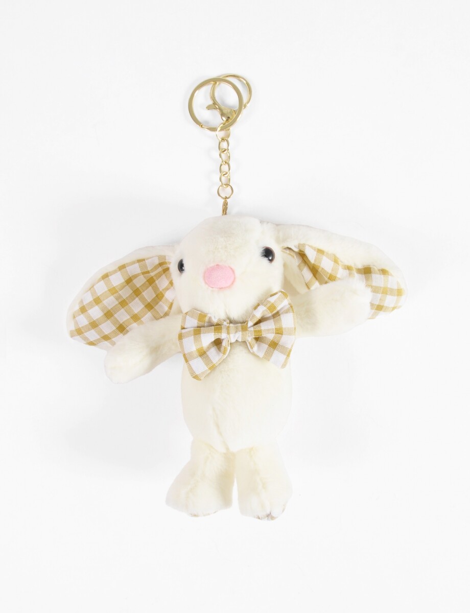 Llavero rabbit - blanco 