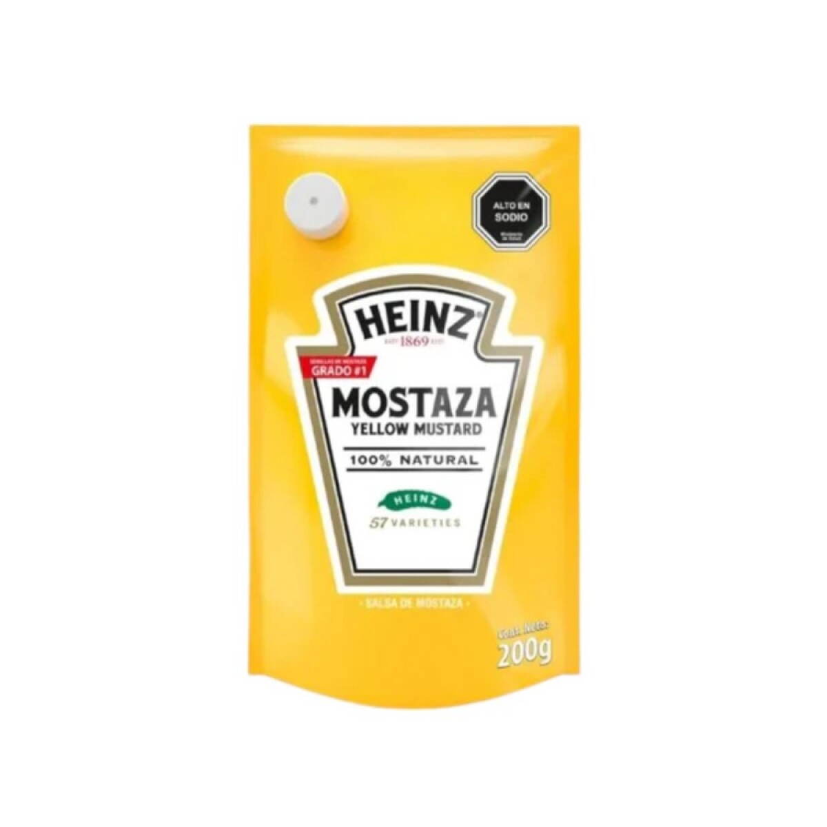 Doypack Mostaza Yellow Heinz 200GR 
