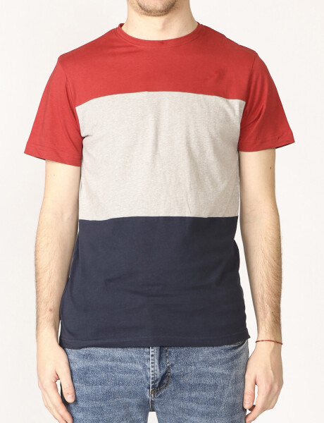T-shirt Navigator Rojo/azul