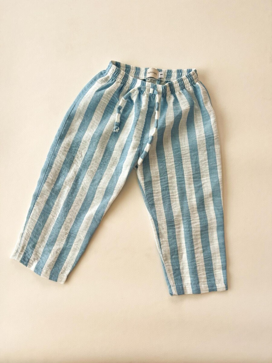 Pantalon Pai gran raya celeste Pantalon Pai gran raya celeste
