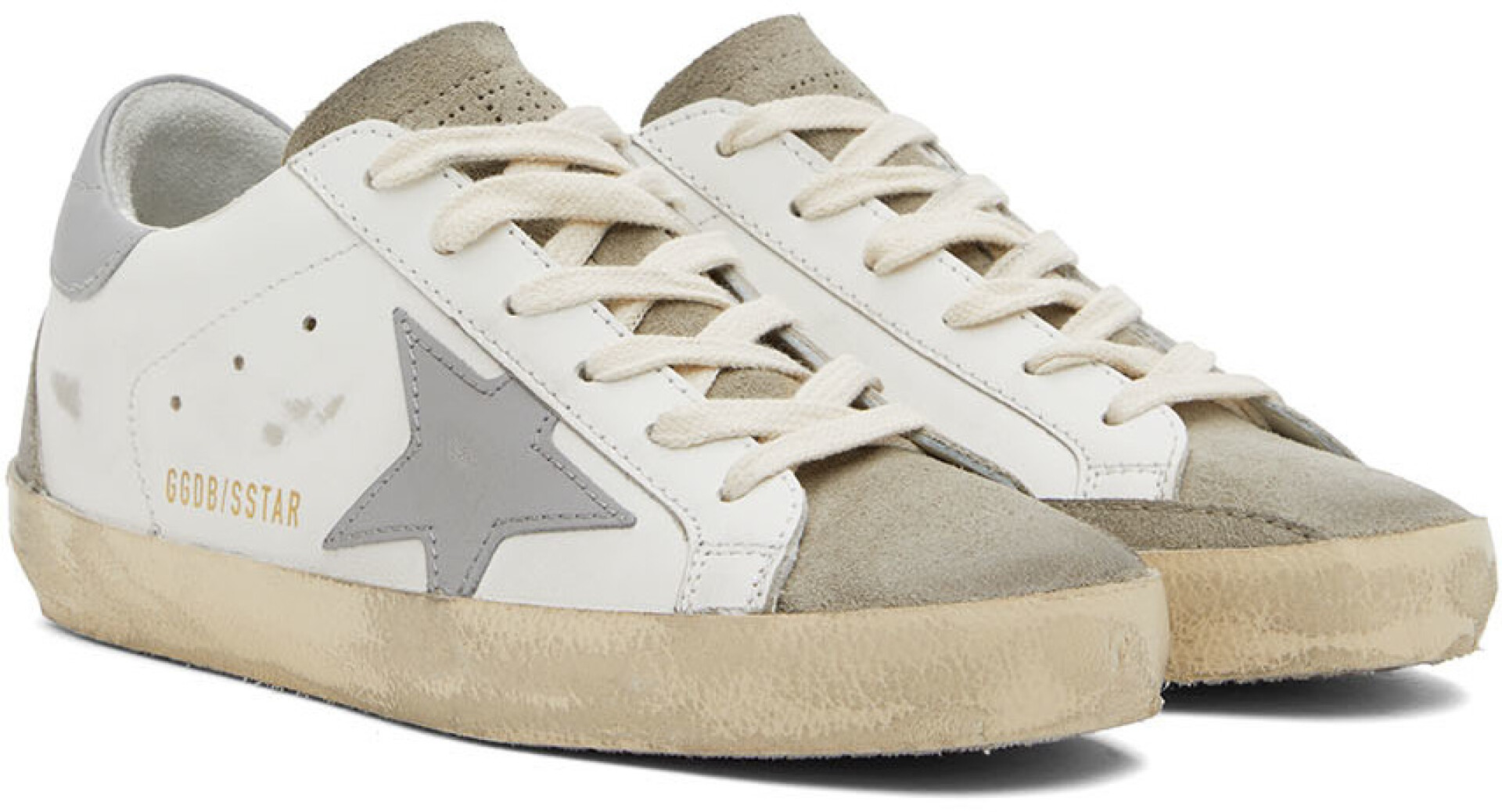 Golden Goose-Championes de cuero, Super Star Classic - Blanco 