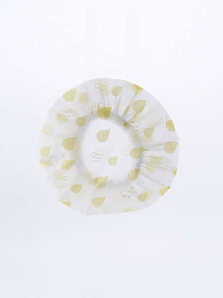 GORRA DE BAÑO ESTAMPADA BLANCO