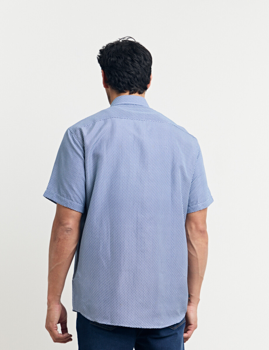 012656 CAMISA HARRINGTON LABEL Azul Osc/bla