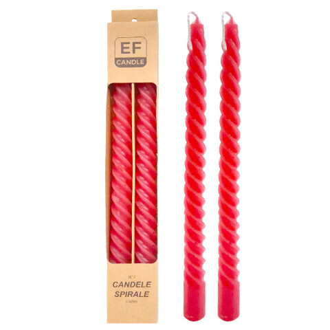 Velas en espiral decorativas 2 pcs Velas En Espiral Decorativas 2 Pcs