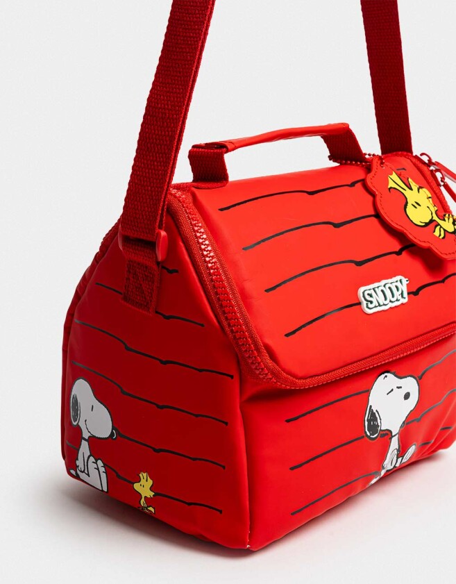 Luncheras Lunchera Casita De Snoopy Con Tag - Rojo Medio