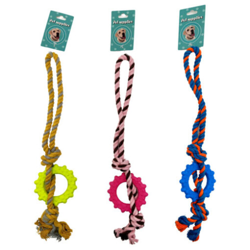 Juguete Cuerda C/Mordillo P/Mascotas N/a