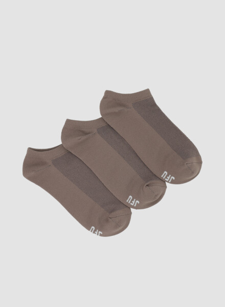 Nuevo pack x 3 deportiva colores lisos Marron