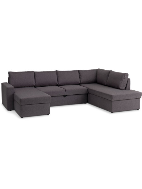 Sofá cama rinconera MARSLEV tela gris osc Sofá cama rinconera MARSLEV tela gris osc