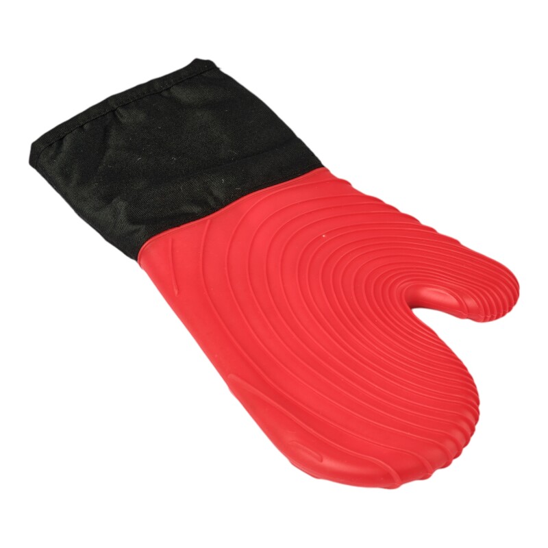 Guante Manopla De Cocina Agarradera De Silicona Gastronomía Rojo