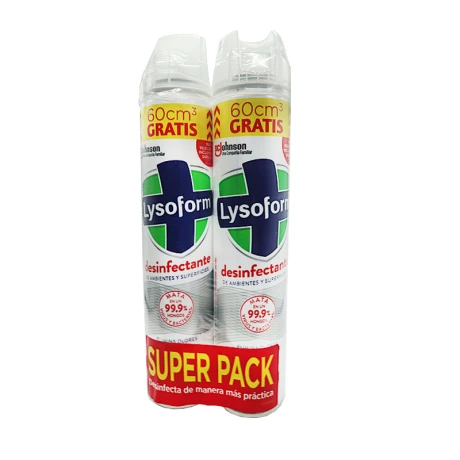 LYSOFORM Aerosol 360 ml Pack X2 LYSOFORM Aerosol 360 ml Pack X2