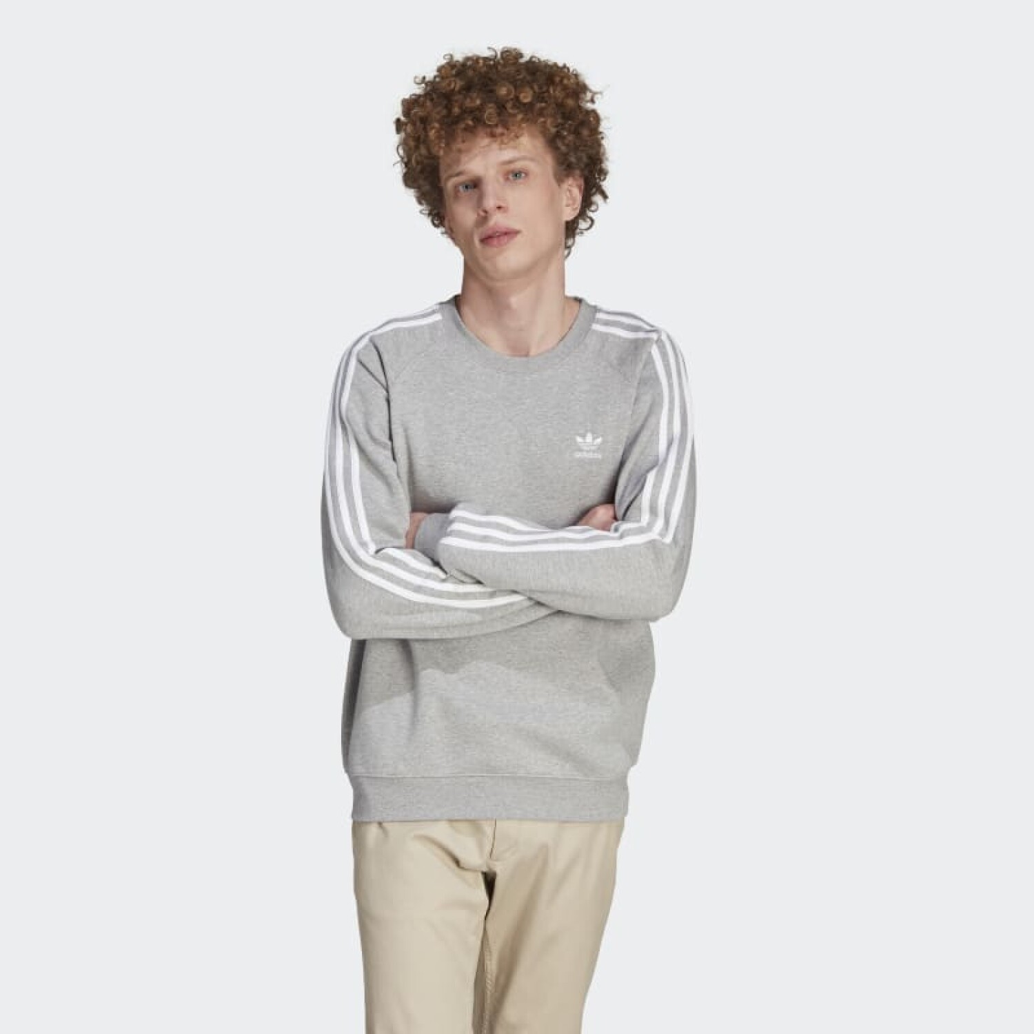 Buzo adidas gris new arrivals