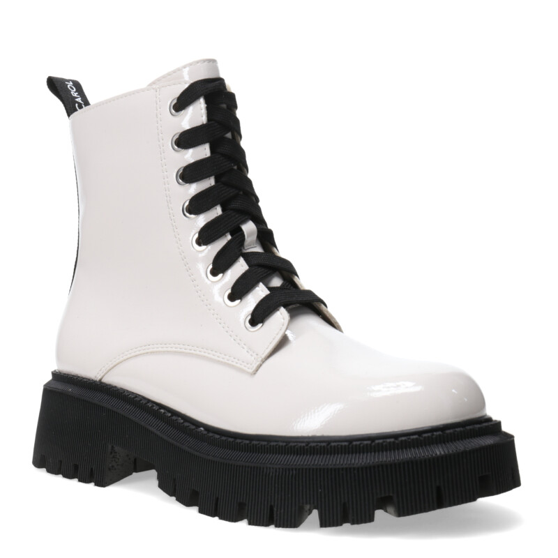 Bota de Mujer Miss Carol Ulier Sagitario Blanco Hueso