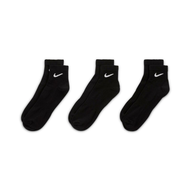 Medias Everyday Lightweight 3-Pack Unisex Negro