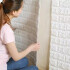 Revestimiento Pared Adhesivo Fácil Colocación Piedra X20 Un Variante Color Lila