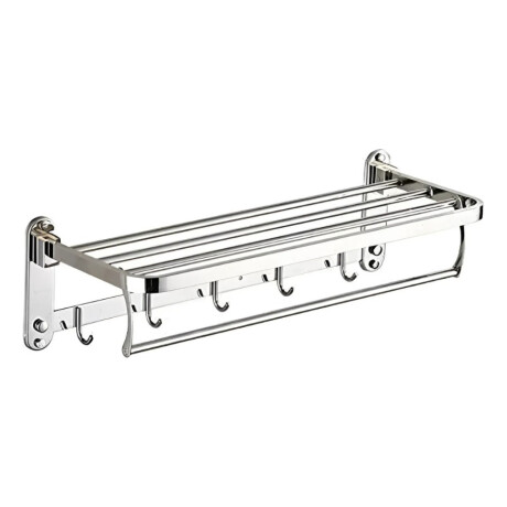 Tendedero De Pared Fijo Acero Inox P/ropa Gris