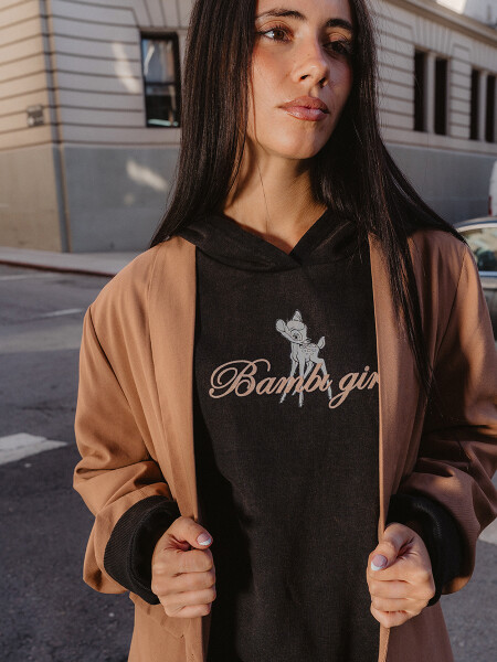 BUZO BAMBI GIRL NEGRO