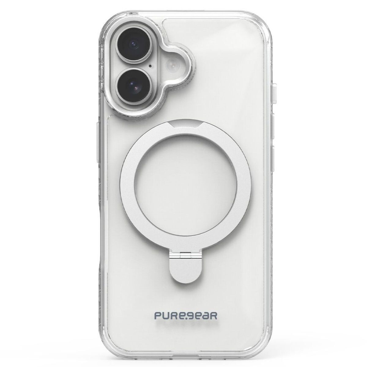 Protector Slim shell PureGear Iphone 16 gris 