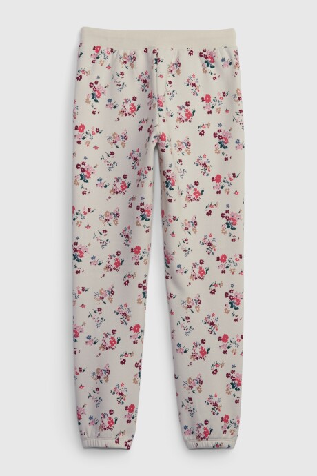 Pantalón Deportivo Logo Gap Niña Beige Floral Wph916-E