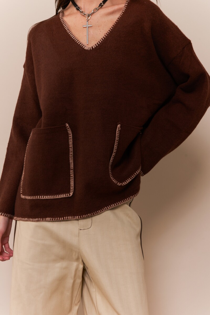 Buzo Romais MARRON