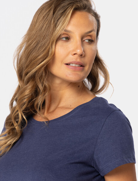 REMERA BÁSICA DE ALGODÓN Azul