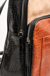 Mochila Midi Combinada Negro