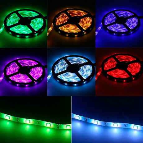 Tira Led Rgb Smart Control Por App Bluetooth 5 Metros Tira Led Rgb Smart Control Por App Bluetooth 5 Metros