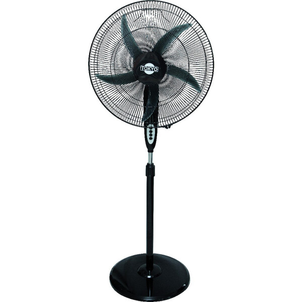 VENTILADOR TOKYO DE PIE FS50 NEGRO BRAVISIMO 3 VEL.20 BASE REDONDA Unica