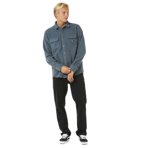 Camisa Rip Curl Fun Times Polar - Azul Camisa Rip Curl Fun Times Polar - Azul