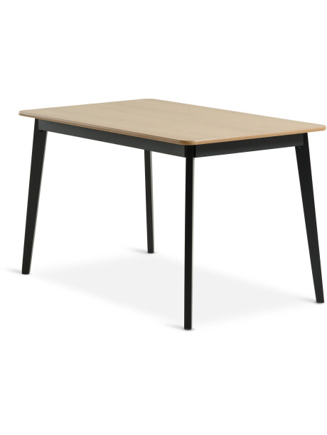 Mesa de comedor JEGIND 80x130 roble/negro Mesa de comedor JEGIND 80x130 roble/negro