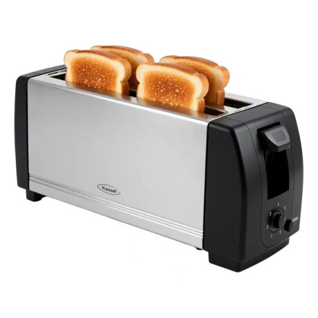 Tostadora Kassel en Acero Inoxidable 4 Panes 1300w Plateada Tostadora Kassel en Acero Inoxidable 4 Panes 1300w Plateada