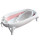 Bañera Plegable Carestino Hawaii con Reductor y Display 50L Rosa