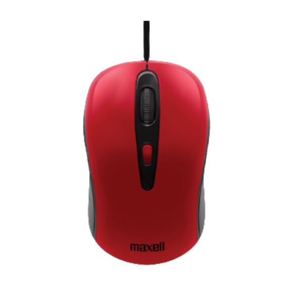 Mouse Maxell Optico Rojo Mouse Maxell Optico Rojo