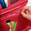 Porta documentos para pasaporte viaje fucsia