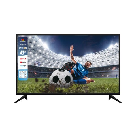 SMART TV ENXUTA 43' UHD 4K WEBOS HUB - LEDENX1243SDF4KW Negro
