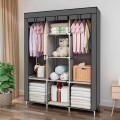 Ropero Placard Desmontable De Tela 1.75m X 1.30m Gris