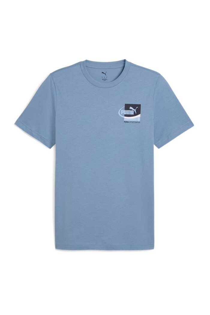 REMERA PUMA GRAPHIC TEE Celeste