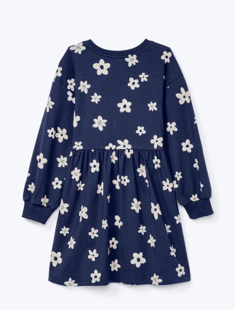 VESTIDO INFANTIL ESTAMPADO AZUL