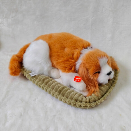 Peluche Respira Gato Perro C/Cama Mascota Sonido Perro