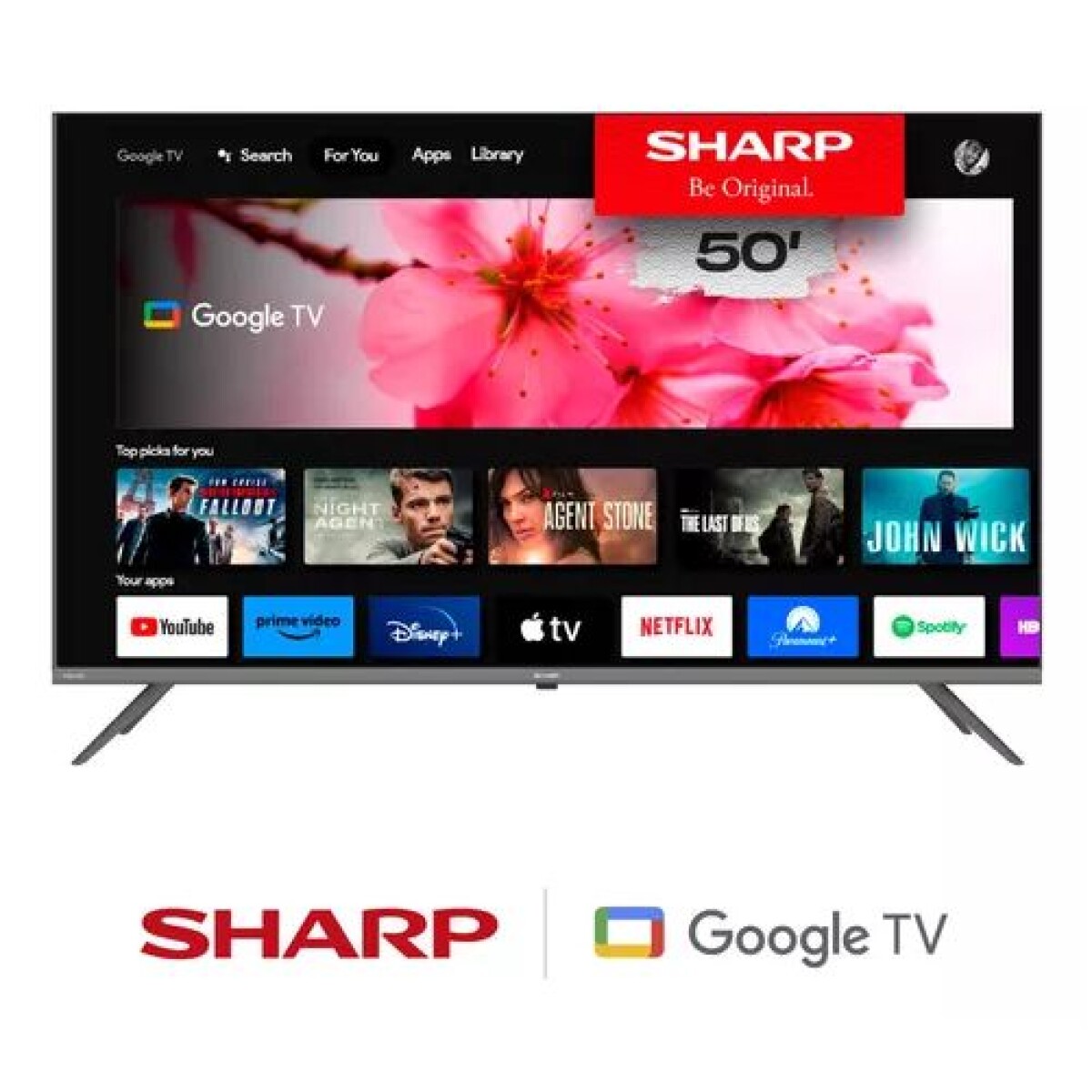 TV LED SHARP 50" SMART UHD 4K AQUOS 