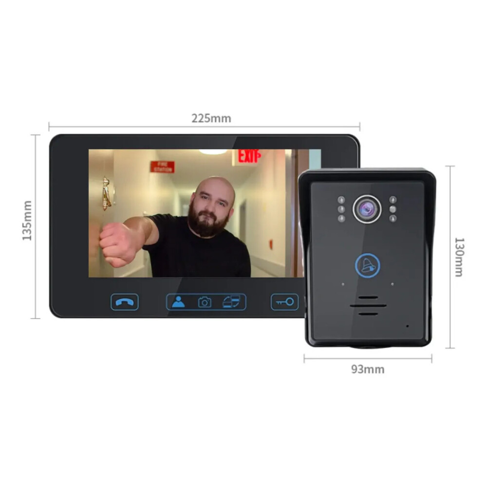 Video portero intercomunicador con pantalla LCD de 7" Video portero intercomunicador con pantalla LCD de 7"