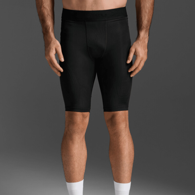 Short Running Force Compression Hombre Black/nero