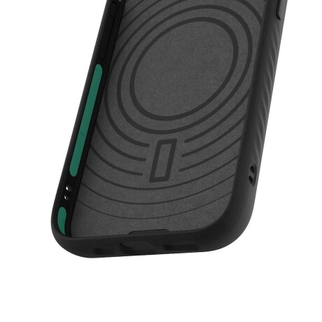 Case Iphone 15 Plus Black Leather Mous Case Iphone 15 Plus Black Leather Mous