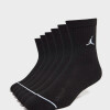 Medias Jordan Everyday Unisex Negro