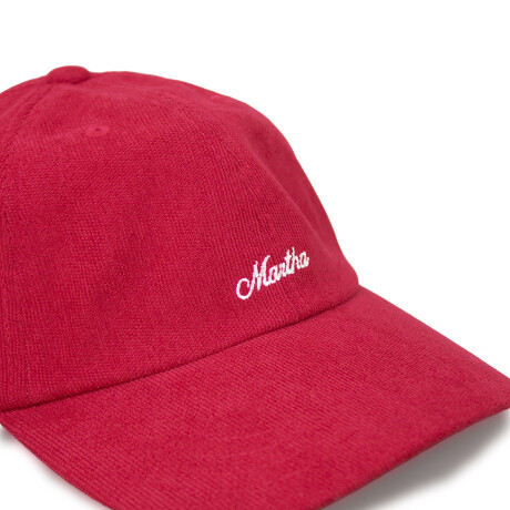 Gorro Martha Alba Dad Hat Rojo