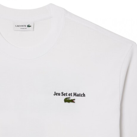 REMERA LACOSTE JERSEY LOURD White