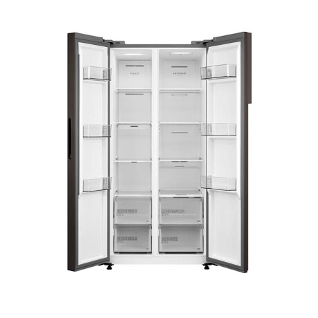 Heladera Midea MDRS619FGR28 Inverter 482 Litros Negro