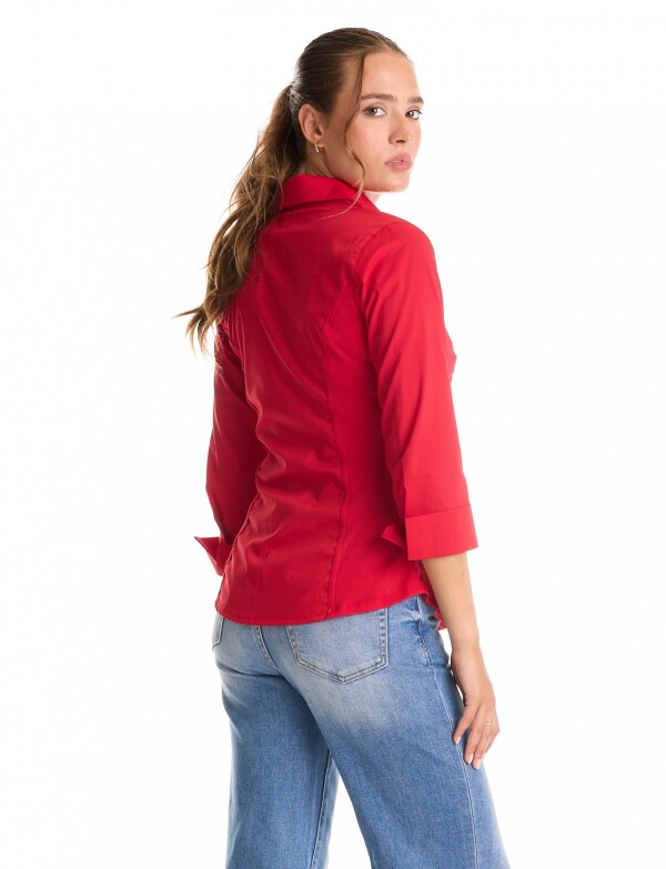 Camisa Tablitas ROJO
