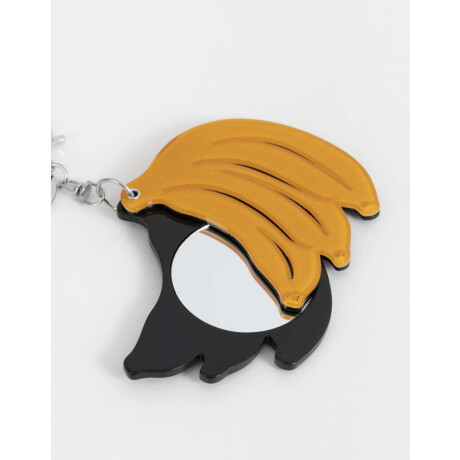 Llavero Y Charm De Banana Amarillo Medio