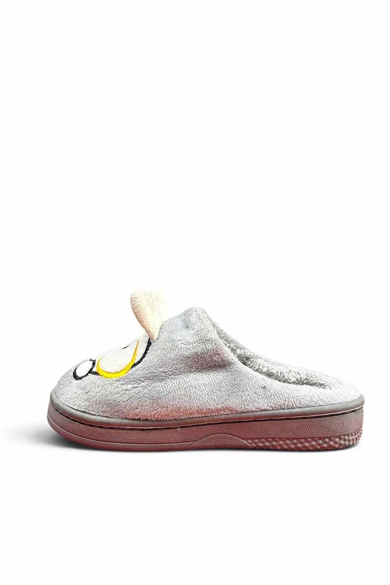 PANTUFLA PELUDITA Gris